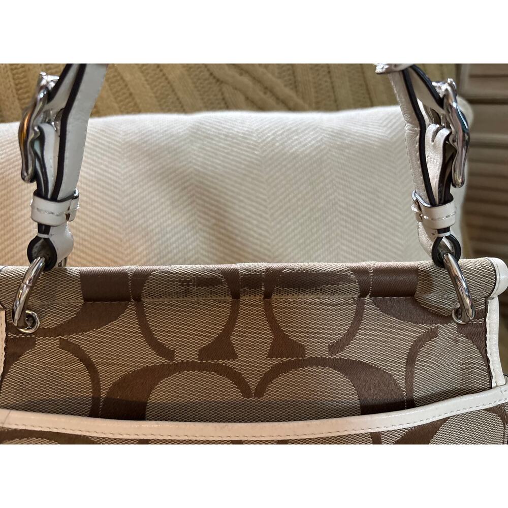 Coach 70th Anniversary Limited Edition Willis 19034 - Ivory/Tan/Khaki - Picture 8 of 16